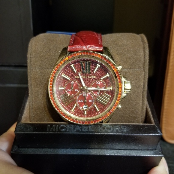 Michael Kors Accessories - MK WATCH RED WREN Michael Kors Accessories - MK WATCH RED WREN